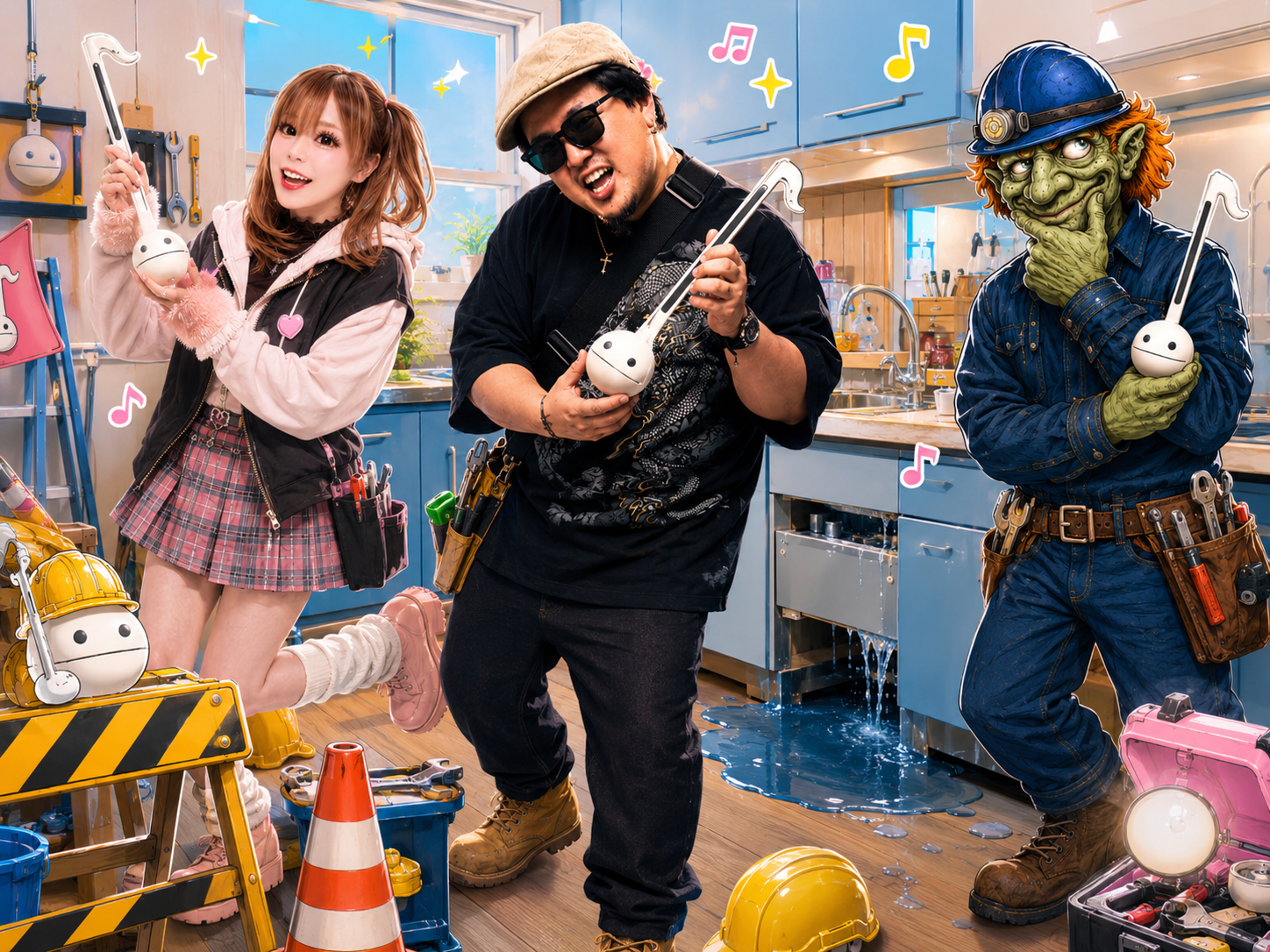 現場での演奏風景